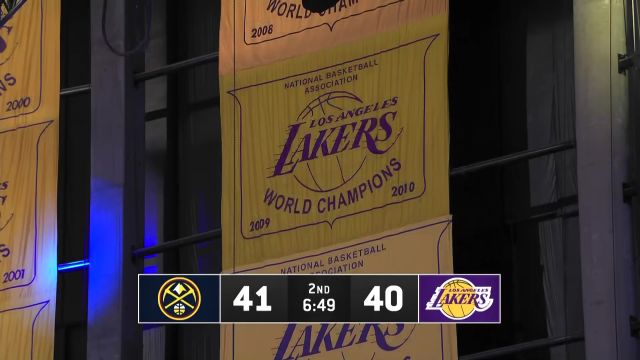 【2022年10月31日】NBA常规赛：掘金vs湖人 第2节英文解说回放