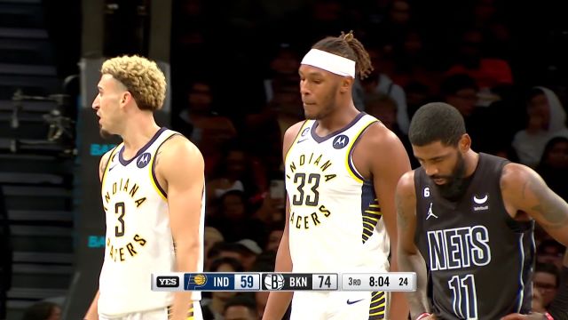 【2022年11月01日】NBA常规赛：步行者vs篮网第3节中文解说回放