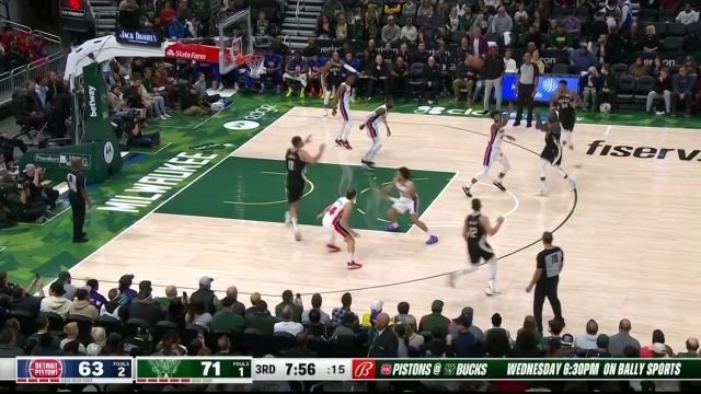 【2022年11月01日 活塞vs雄鹿集锦】大洛吃饼吃到饱 篮下连续暴扣得手主宰比赛