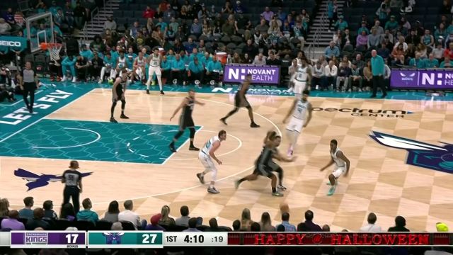 【2022年11月01日 国王vs黄蜂集锦】莱尔斯抢断连线 米切尔快攻反击一骑绝尘