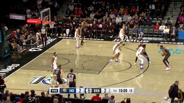 【2022年11月01日 步行者vs篮网集锦】老大喂的球就是香 杜兰特分球克拉克斯顿暴扣得手