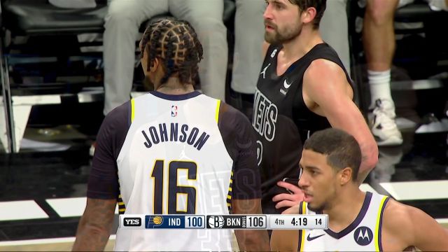 【2022年11月01日】NBA常规赛：步行者vs篮网第4节中文解说回放