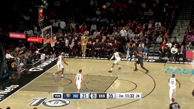 【2022年11月01日 步行者vs篮网集锦】清脆刷网战歌起 欧文连中三分篮网彻底起势