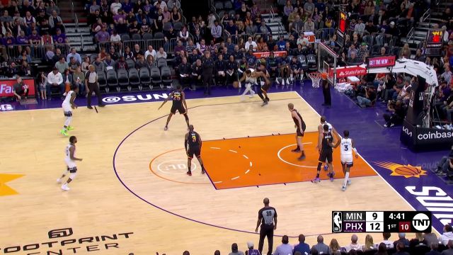 【2022年11月02日 森林狼vs太阳集锦】得分助攻两不误！布克一攻一传打出进攻波