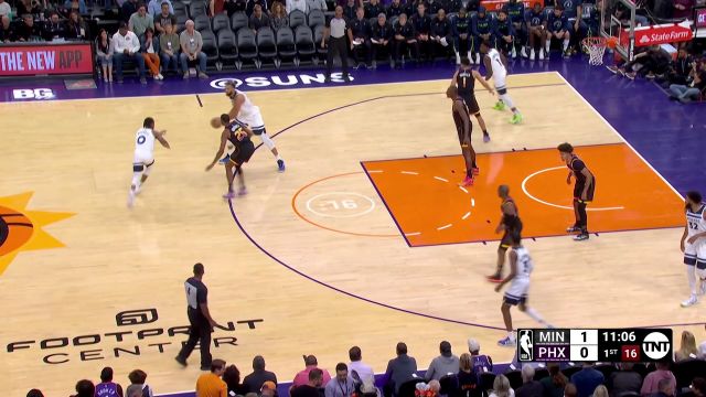 【2022年11月02日 森林狼vs太阳集锦】提到首发就是不一样！比永博空中拦截麦克丹尼尔斯