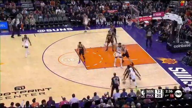 【2022年11月02日】NBA常规赛：森林狼vs太阳第1节英文原声回放