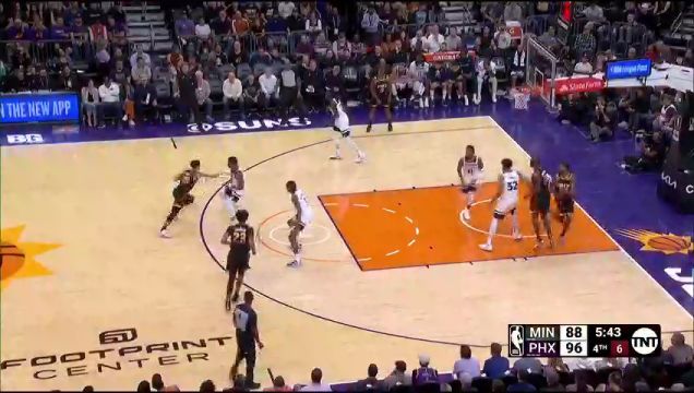 【2022年11月02日】NBA常规赛：森林狼vs太阳第4节英文原声回放