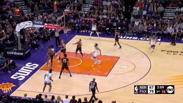 【2022年11月02日 森林狼vs太阳集锦】我们都知道你不传球！布里奇斯追身封盖扇飞爱德华兹