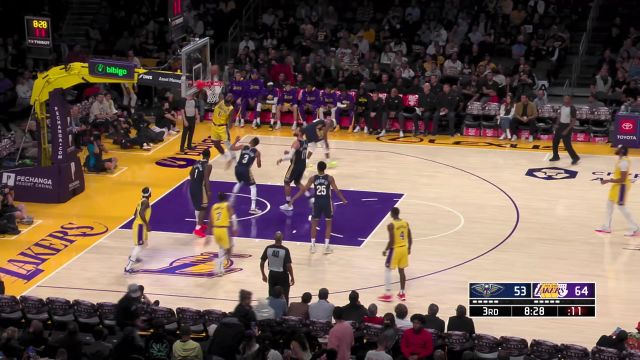 【2022年11月03日 鹈鹕vs湖人集锦】鹈鹕117-120湖人 湖人加时险胜鹈鹕迎两连胜