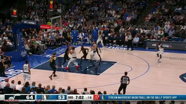 【2022年11月03日 爵士vs独行侠集锦】火力全开势不可挡 东契奇猛龙过江转身打板命中