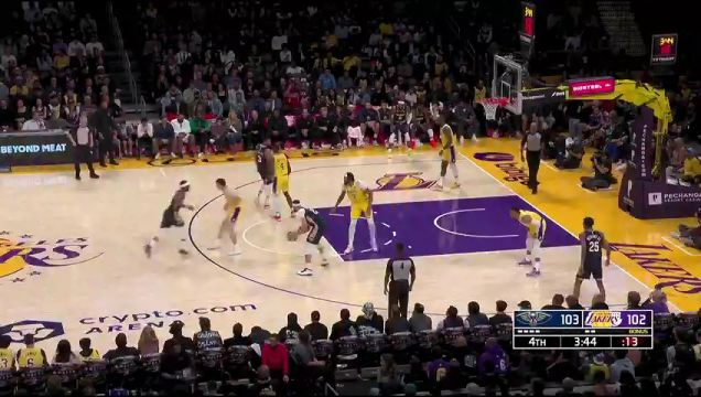 【2022年11月03日】NBA常规赛：鹈鹕vs湖人中文解说全场回放