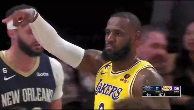 【2022年11月03日】NBA常规赛：鹈鹕vs湖人第4节中文解说回放