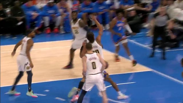 【2022年11月04日 掘金vs雷霆集锦】亚历山大长驱直入 突破上篮强打2+1