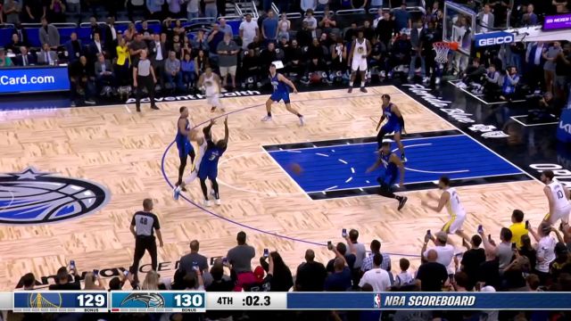 【2022年11月04日 勇士vs魔术集锦】没有奇迹了！汤普森错失绝杀抛投