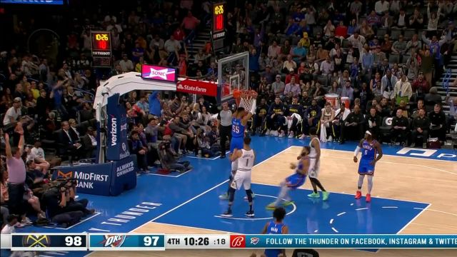 【2022年11月04日 掘金vs雷霆集锦】波库封盖戈登 多尔特反击暴扣