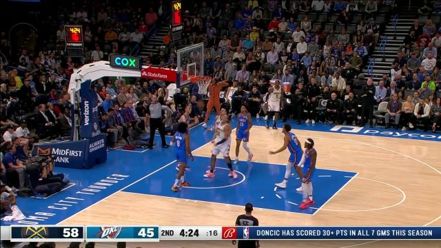 【2022年11月04日 掘金vs雷霆集锦】根本拦不住 戈登人缝出手强打2+1