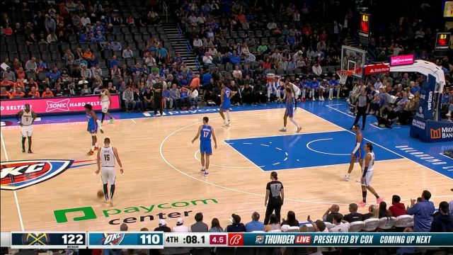 【2022年11月04日】掘金vs雷霆第4节中文解说回放