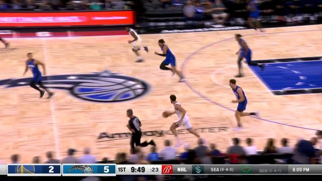 【2022年11月04日 勇士vs魔术集锦】佛祖外线率先开张 汤普森手起刀落三分命中