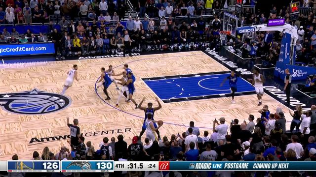 【2022年11月04日 勇士vs魔术集锦】绝境时刻看汤神！汤普森强投三分将比分追至1分