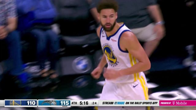 【2022年11月04日 勇士vs魔术集锦】汤普森vs魔术集锦 状态回暖砍下27+4