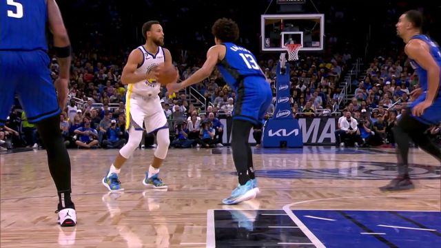 【2022年11月04日 勇士vs魔术集锦】团队配合水银泻地 杰洛姆助攻卢尼篮下上篮打中