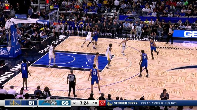 【2022年11月04日 勇士vs魔术集锦】班凯罗vs勇士集锦 22+8飞天遁地空接炸筐