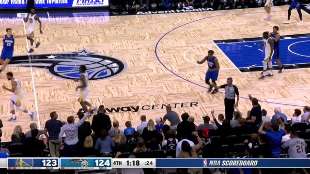 【2022年11月04日 勇士vs魔术集锦】最后五分钟神仙斗法！库里11分萨格斯12分激情对轰