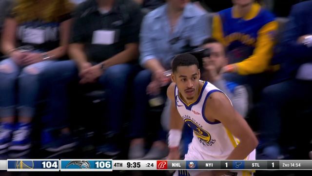 【2022年11月04日 勇士vs魔术集锦】这茶有点香！普尔长驱直入单臂炸筐