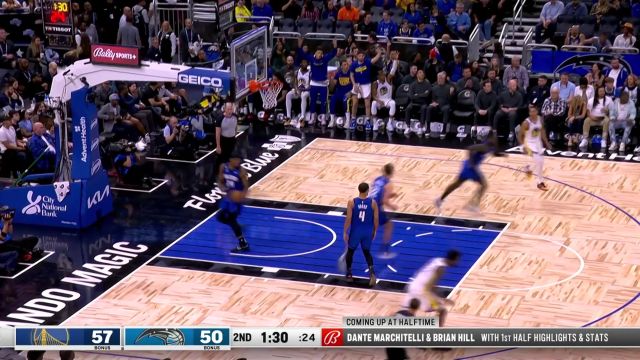 【2022年11月04日 勇士vs魔术集锦】会挽雕弓如满月 库里张弓搭箭连中三分