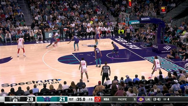 【2022年11月06日 篮网vs黄蜂集锦】中距离打穿一切 杜兰特飘逸撤步中距离一杆进洞