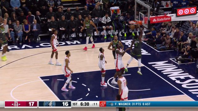 【2022年11月06日 火箭vs森林狼集锦】火箭vs森林狼精华回放 森林狼七人上双全面开花大胜火箭