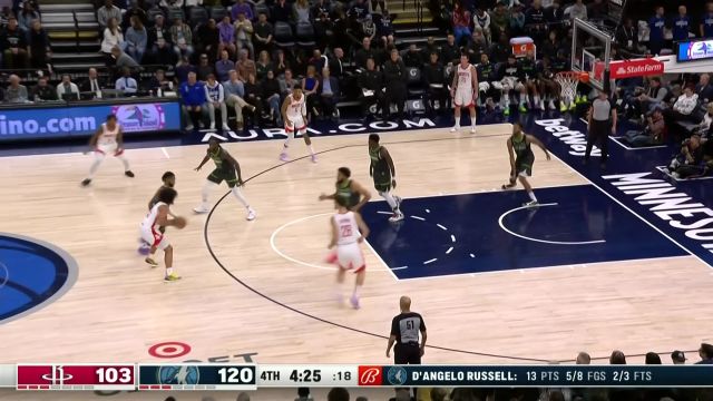 【2022年11月06日 火箭vs森林狼集锦】平地起惊雷 马丁一步登天上演单臂劈扣