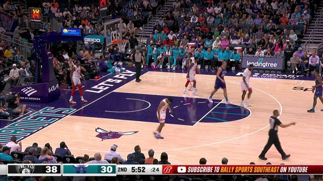 【2022年11月06日】NBA常规赛：篮网vs黄蜂第2节中文解说回放