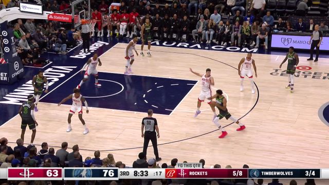 【2022年11月06日 火箭vs森林狼集锦】火箭117-129森林狼 森林狼七人上双全面开花大胜火箭