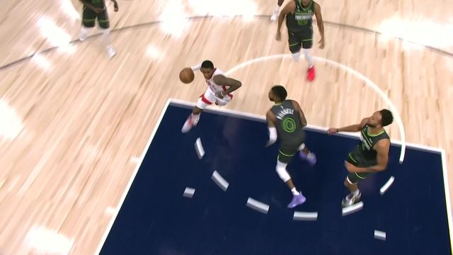 【2022年11月06日 火箭vs森林狼集锦】波特蝴蝶穿花杀入禁区 唐斯黄雀在后送上追身大帽