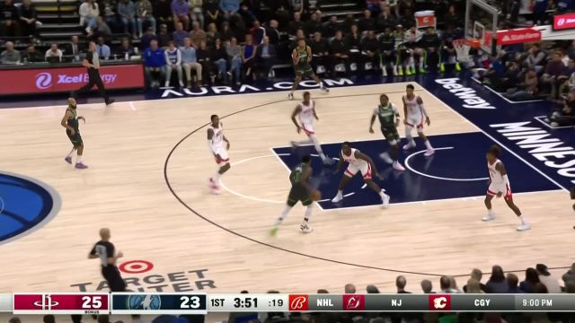 【2022年11月06日 火箭vs森林狼集锦】敌军阵中七进七出 爱德华兹无视两人防守飞身上篮