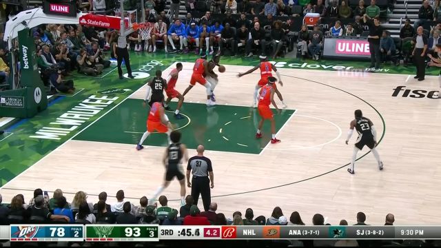 【2022年11月06日 雷霆vs雄鹿集锦】就你小子风头正盛啊？阿伦劈头盖脸大帽亚历山大