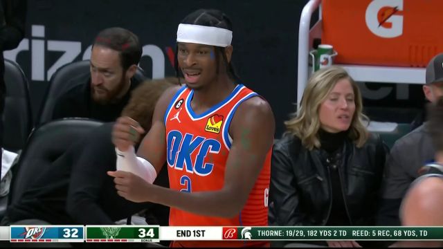 【2022年11月06日 雷霆vs雄鹿集锦】如此轻松写意！亚历山大压哨中投灯亮球进