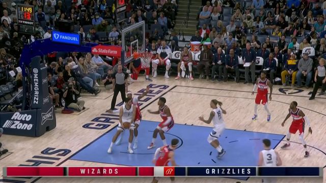 【2022年11月07日 奇才vs灰熊集锦】阿尔达马写意背传 克拉克接球起飞暴扣得手