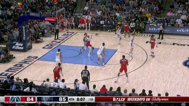 【2022年11月07日 奇才vs灰熊集锦】你对力量一无所知 加福德生凿防守打成2+1