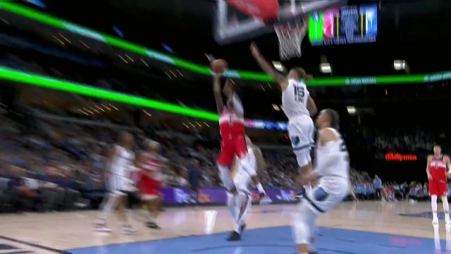 【2022年11月07日 奇才vs灰熊集锦】一个字就是干 巴顿撕裂防守高抛2+1