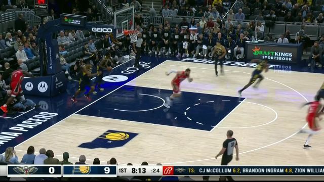 【2022年11月08日 鹈鹕vs步行者集锦】安德鲁击地连线 特纳心领神会双手灌筐