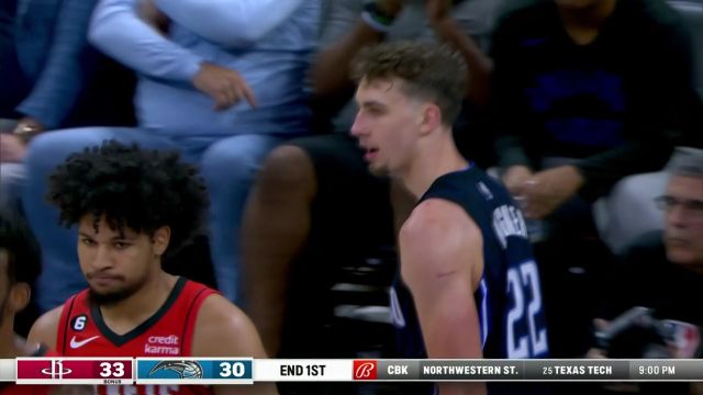 【2022年11月08日 火箭vs魔术集锦】时间掐的刚刚好 瓦格纳大回环上篮压哨命中