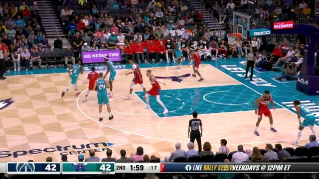 【2022年11月08日 奇才vs黄蜂集锦】平地一声雷！普朗姆利妙传乌布雷单臂回环抡扣