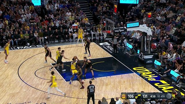 【2022年11月08日 湖人vs爵士集锦】轰炸内线 琼斯两度冲击篮下连续命中