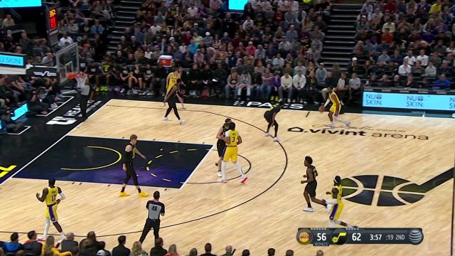 【2022年11月08日 湖人vs爵士集锦】布朗极致脚步 戴维斯空接暴扣双手挂筐