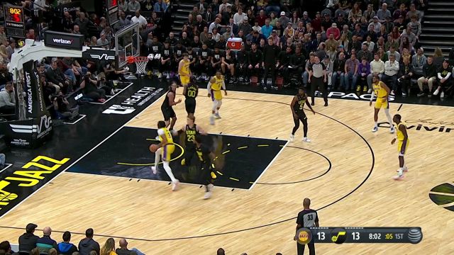 【2022年11月08日 湖人vs爵士集锦】浓眉华丽转身 突破过人挂筐暴扣