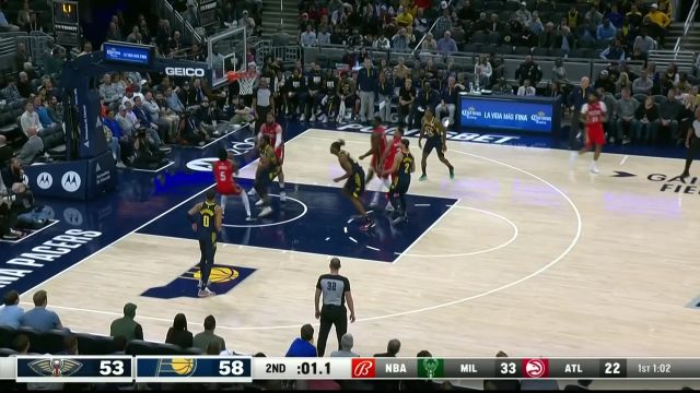 【2022年11月08日 鹈鹕vs步行者集锦】CJ神级连线 琼斯篮下压哨反手上篮