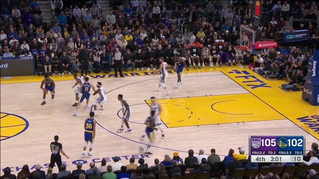 【2022年11月08日 国王vs勇士集锦】急先锋冲冲冲 蒙克一骑绝尘快攻暴扣