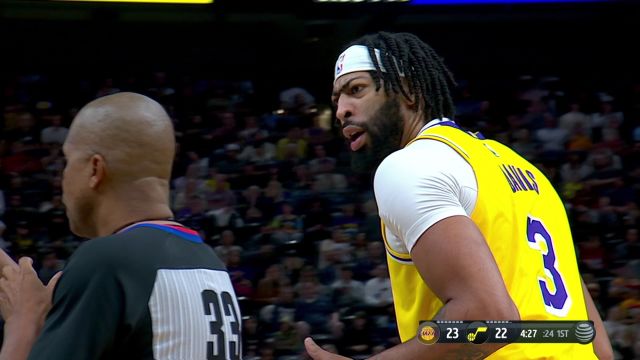 【2022年11月08日】湖人vs爵士第1节中文解说回放